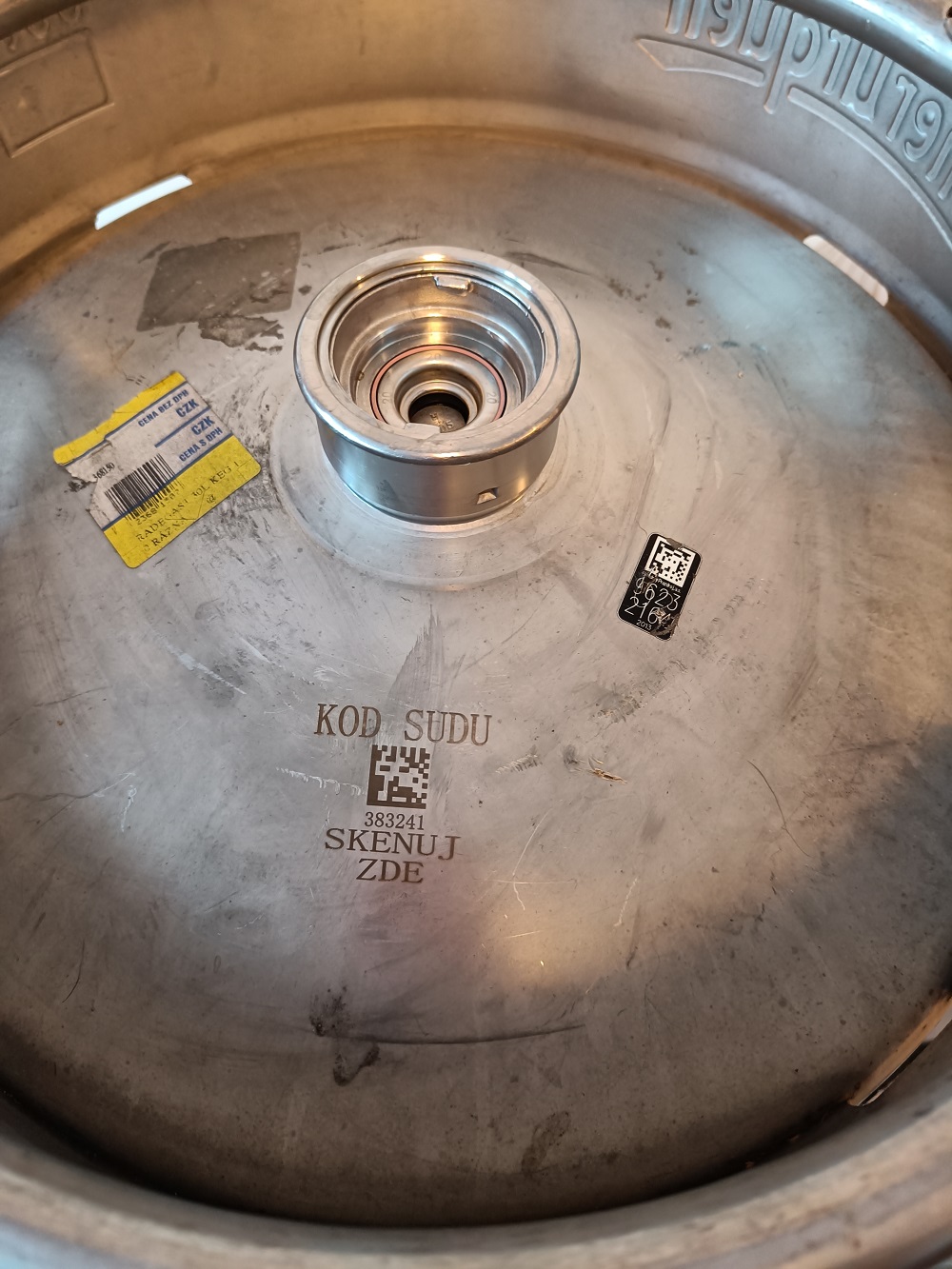 beer keg traceability marking